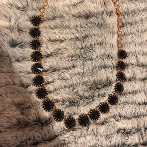 J. Crew Navy Gumdrop Necklace